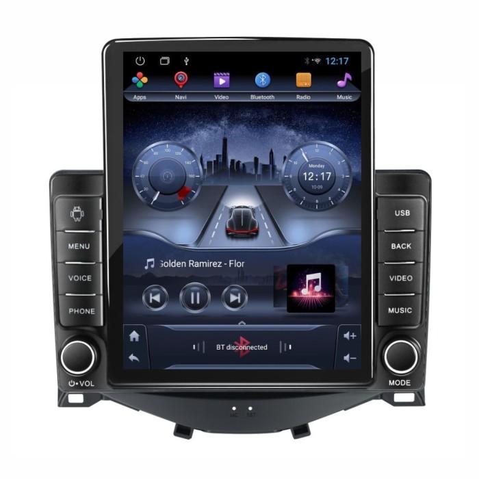 Navigatie dedicata cu Android Citroen C1 II 2014 - 2022, 2GB RAM, Radio GPS