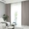 Draperie din catifea blackout cu rejansa transparenta cu ate pentru galerie, Madison, 200x215 cm, densitate 700 g/ml, Philippine Gray, 1 buc