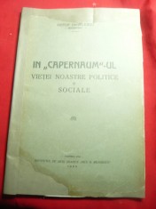 V.Danielescu - In Carpenaum-ul vietei noastre politice si sociale-Ed.1928 ,autog
