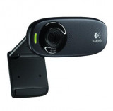 Camera web Logitech C310 HD, USB, Microfon incoporat (Negru)
