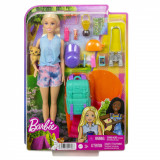 BARBIE CAMPING BARBIE MALIBU CU ACCESORII SuperHeroes ToysZone, Mattel