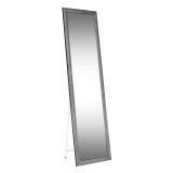 Cumpara ieftin Oglinda podea rama lemn negru alb Laval 40x150 cm