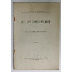 ADEVARATELE INVATAMINTE TRASE DIN RASBOAIELE DIN URMA de COLONEL C.Z. BOERESCU , 1905