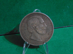 Moneda argint 2 1/2 gulden 1871 (cn33), 25 gr foto