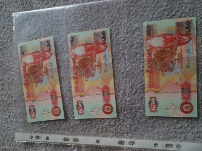 Vand lot 9 bancnote straine, stare foarte buna !! foto