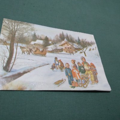 CARTE POSTALA FELICITARE CIRCULATA foto