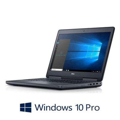 Laptop Dell Precision 7520, Quad Core i7-7820HQ, FHD, Quadro M2200, Win 10 Pro foto