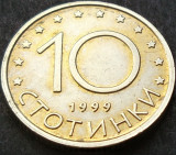 Cumpara ieftin Moneda 10 STOTINKI - BULGARIA, anul 1999 *cod 1947 A, Europa