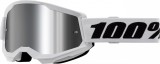 Ochelari cross/atv 100% Strata 2 White, lentila oglinda, culoare rama alb Cod Produs: MX_NEW 26013496PE