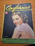 Revista confidences(secrete) 2 decembrie 1938-limba franceza,moda,machiaj,retete