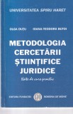 Olga Dutu, Ioana-Teodora Butoi - Metodologia cercetarii stiintifice juridice.