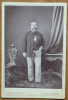 Foto Jean Bielig , pe carton gros de sec. 19 , Botosani , str. Teatru