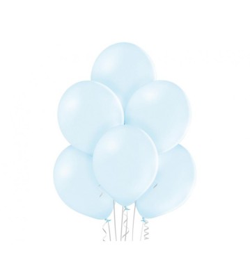 Set 100 baloane B105 Pastel Ice Blue, 30 cm foto