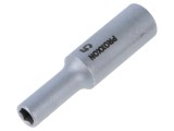 Cap HEX tubular 5mm 1/4" cu 6 puncte
