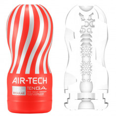 Vagin artificial flexibil, inserție de masturbare cu gel - Tenga Air Tech Regular