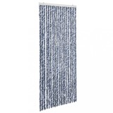 Cumpara ieftin Perdea pentru insecte, albatru si alb, 56x200 cm, Chenille