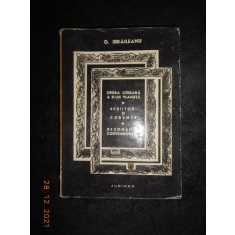G. IBRAILEANU - OPERA LITERARA A D-LUI VLAHUTA / SCRIITORI SI CURENTE