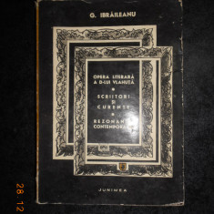 G. IBRAILEANU - OPERA LITERARA A D-LUI VLAHUTA / SCRIITORI SI CURENTE