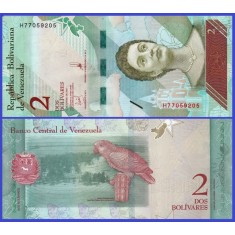 Venezuela 2018 - 2 bolivares, necirculata