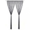 Gossi perdea macrame, antracit, 140 x 240 cm, bumbac