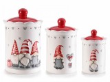 Cumpara ieftin Set 3 borcane Craciun 13.5x21 cm, 11.5x18 cm, 9x13.5 cm