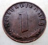 B.056 GERMANIA 1 REICHSPFENNIG 1938 D, Europa, Bronz