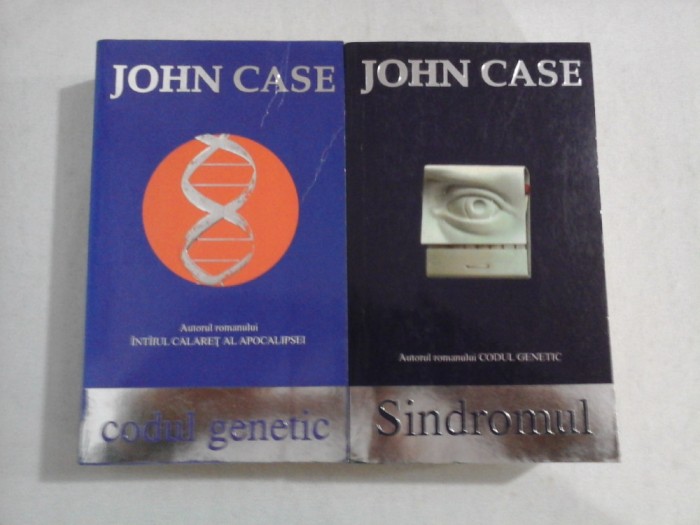 2 carti: Sindromul / Codul genetic - John CASE