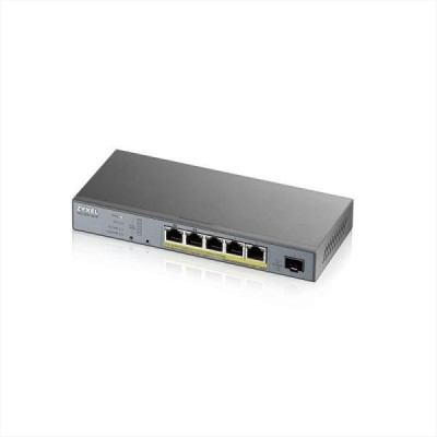 ZYXEL GS1350-6HP 5-PORT GBE POE SWITCH foto