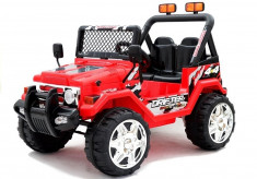 Masinuta electrica Jeep Raptor Drifter, rosu foto