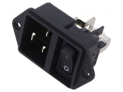 Conector Alimentare AC 16A 250VAC IEC 60320 foto