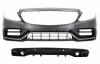 Bara Fata cu Difuzor Spate si Ornamente evacuare Mercedes C-Class A205 Cabrio C205 Coupe (2014-2019) Facelift Design Negru Crom Performance AutoTuning, KITT