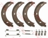Set saboti frana, frana de mana MERCEDES VITO bus (638) (1996 - 2003) TRW GS8688