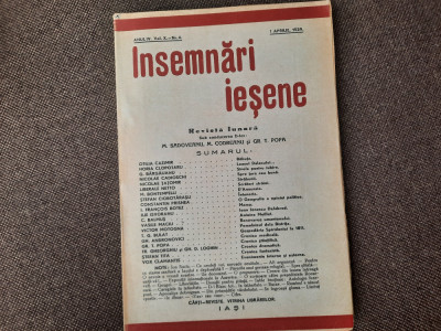 INSEMNARI IESENE ANUL IV, NR 4/1939 foto