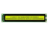 Afișaj LCD Albastru 40x2 NEWHAVEN NHD-0240AZ-NSW-BBW 182x33,5mm 5V LED