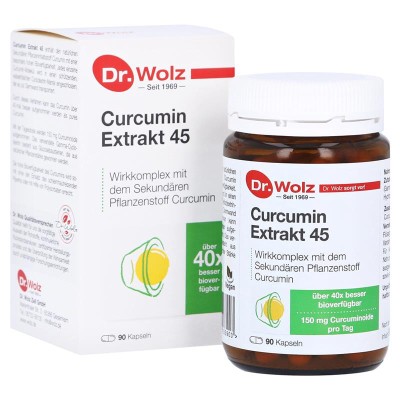 Curcumin Extrakt 45 90 capsule Dr.Wolz foto