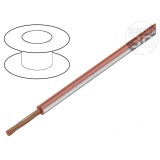 Cablu FLRY-B 1x0,75mm2 Litat cu PVC Roșu-Alb 60V Clasa 5