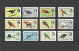 BRITISH HONDURAS 1962 FAUNA PASARI MNH