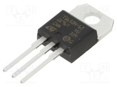 Triac STMicroelectronics 600V 16A D2PAK montare SMD temperatură &amp;icirc;naltă foto