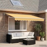 Cumpara ieftin Pergola Manuala 4,5 x 3 m Nisipiu 100% Polyester