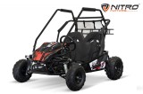 Cumpara ieftin Buggy electric pentru 2 copii, Nitro Gokart 2000W 60V 20Ah, premium, culoare Rosie