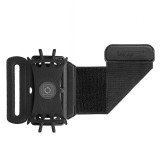 Husa Sport Wrist OEM Rotatable, pentru Telefon 4 inci - 5.5 inci, Neagra