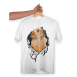 Tricou personalizat dama &quot;LABRADOR&quot;, Alb, Marime S