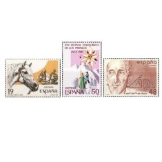 Spania 1987 - aniversari, serie neuzata