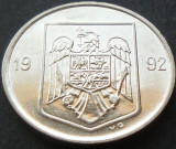 Moneda 5 LEI - ROMANIA, anul 1992 *cod 1582 B