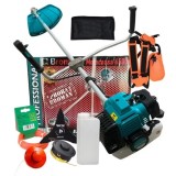 Motocoasa Broman Profesional 6000+, 5200 CC, 8 CP, 6000 RPM, cu 7 accesorii incluse