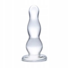 Plug anal din sticla - Glas Butt Plug 9.5 cm foto