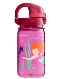 Sticla Apa Copii Nalgene OTF Kids Sustain 0.35L Pink Mermaid, Tritan Renew, BPA Free, Rezistenta, Usoara, Transparenta
