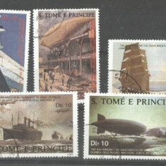 Sao Tome e Principe 1988 Ships, Zeppelins, used M.267