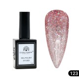 Oja semipermanentă Global Fashion, Gel polish&nbsp;Elite Glow 15&nbsp;ml,&nbsp;123