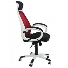 Scaun ergonomic EDPO 912 Negru Rosu foto